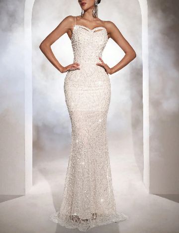 Rochie lunga SHEIN, alb