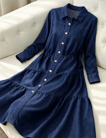 Rochie lunga SHEIN, bleumarin