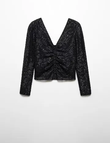Bluza Mango, negru