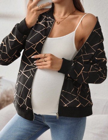 Bluza SHEIN Maternity, negru