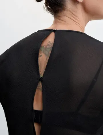 Bluza Mango, negru
