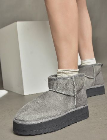 Ghete Fox Shoes, gri