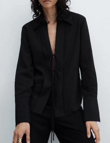 Camasa Mango, negru