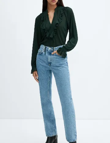 Bluza Mango, verde