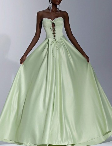 Rochie lunga SHEIN, verde