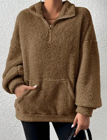 Pulover SHEIN, maro