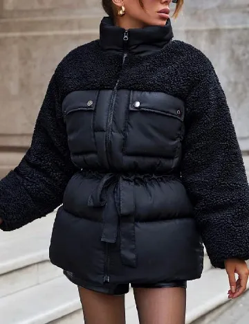 Geaca SHEIN, negru