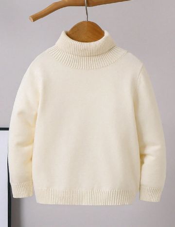Pulover Shein Kids, crem