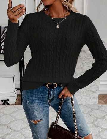Bluza SHEIN, negru