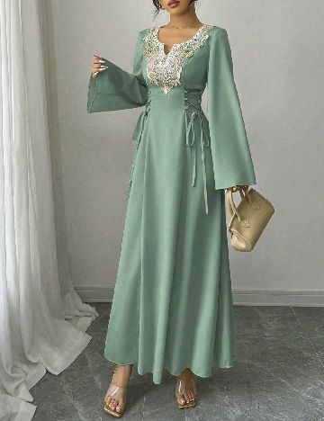 Rochie lunga SHEIN, verde