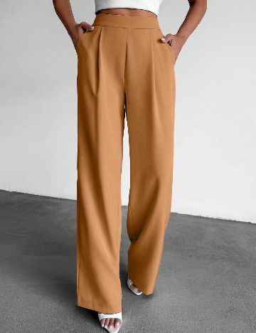 Pantaloni SHEIN, maro