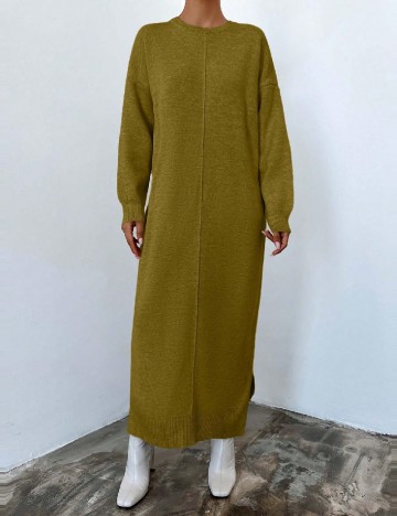 Rochie lunga SHEIN, verde