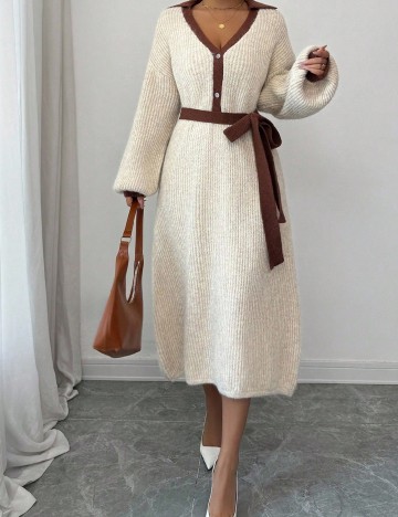 Rochie medie SHEIN, bej