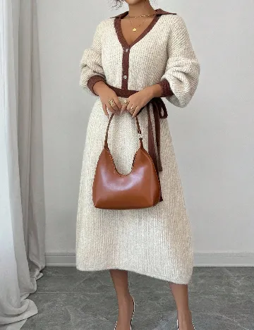 Rochie medie SHEIN, bej