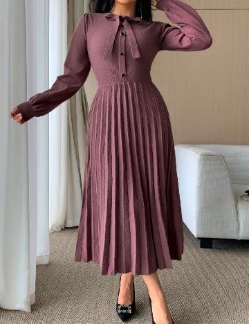 Rochie lunga Dazy, mov