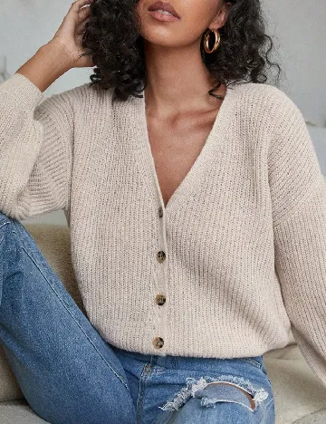 Cardigan SHEIN, crem