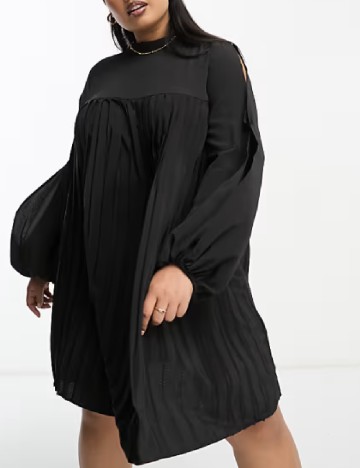 Rochie scurta ASOS Curve, negru