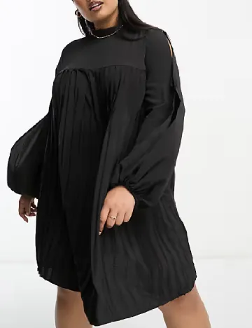 Rochie scurta ASOS Curve, negru