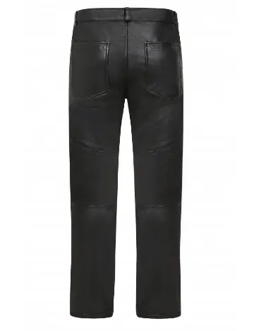 Pantaloni imitatie de piele MUUBAA, negru