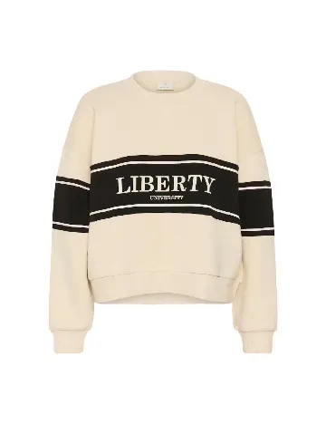 Bluza Oversize Kaffe, crem