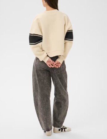 Bluza Oversize Kaffe, crem