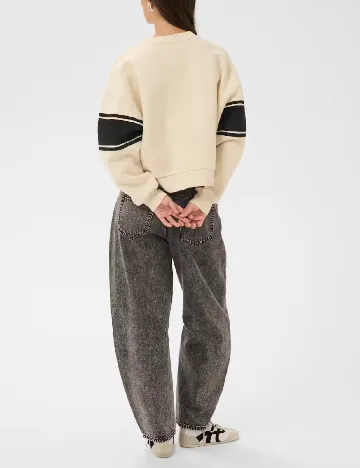 Bluza Oversize Kaffe, crem