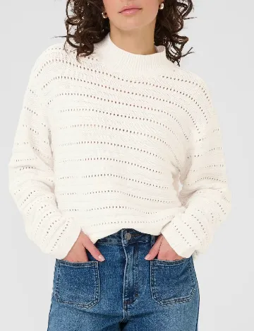 Bluza Kaffe, alb