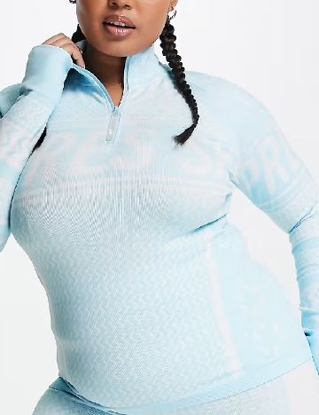 Bluza ASOS Curve, albastru