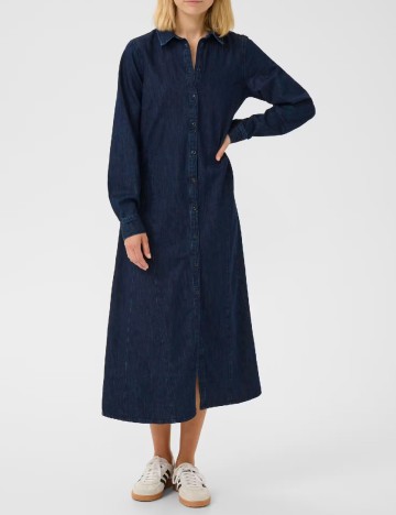 Rochie medie Part Two, bleumarin inchis