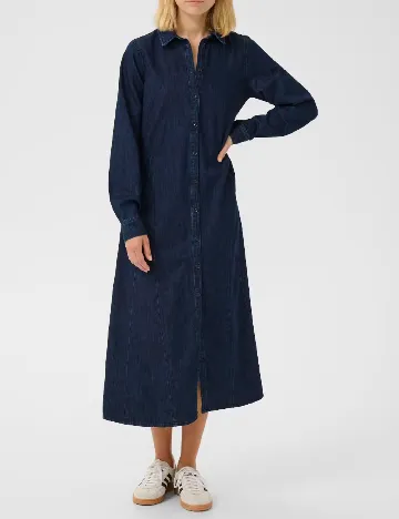 Rochie medie Part Two, bleumarin inchis