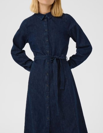 Rochie medie Part Two, bleumarin inchis