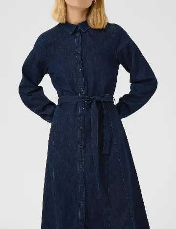 Rochie medie Part Two, bleumarin inchis