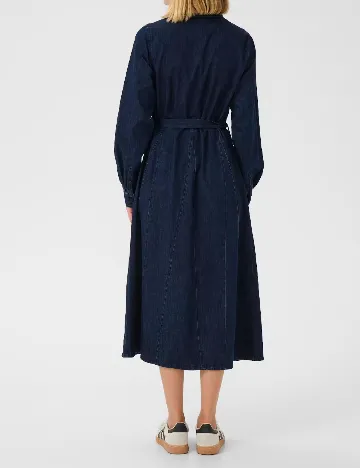 Rochie medie Part Two, bleumarin inchis