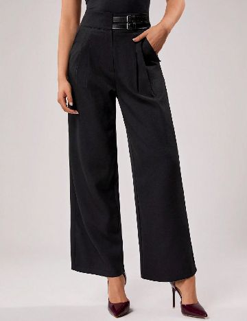 Pantaloni SHEIN, negru