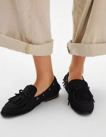 Mocasini SHEIN, negru