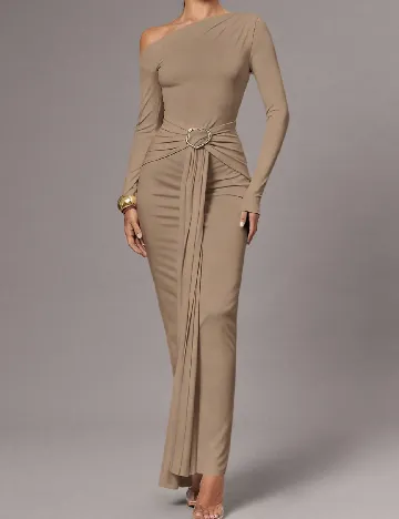 Rochie lunga SHEIN, crem