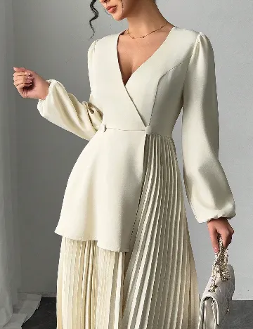 Rochie lunga SHEIN, ecru