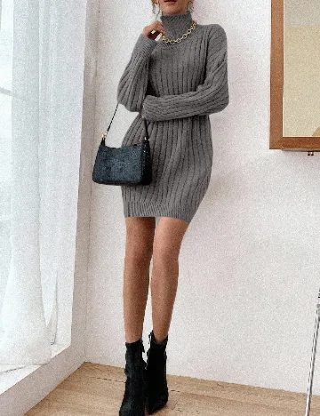 Rochie scurta SHEIN, gri