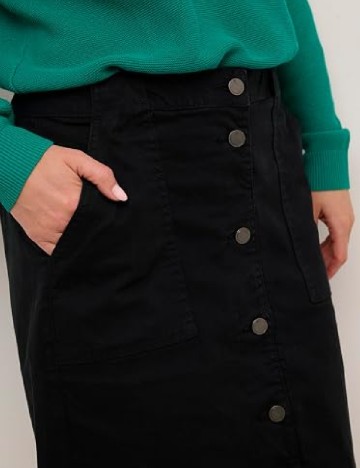 Fusta Cream, negru