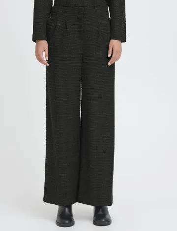 Pantaloni Ichi, negru