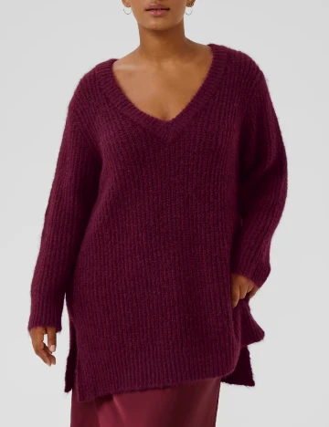 Pulover Oversize Kaffe Curve, visiniu
