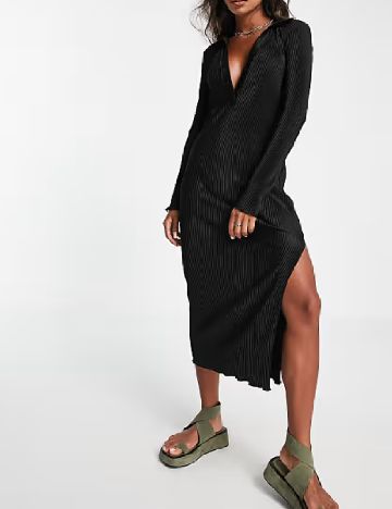 Rochie medie Top Shop, negru