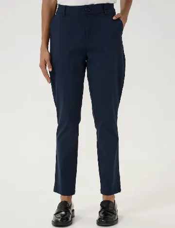 Pantaloni Culture, bleumarin inchis
