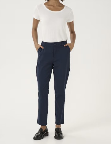 Pantaloni Culture, bleumarin inchis