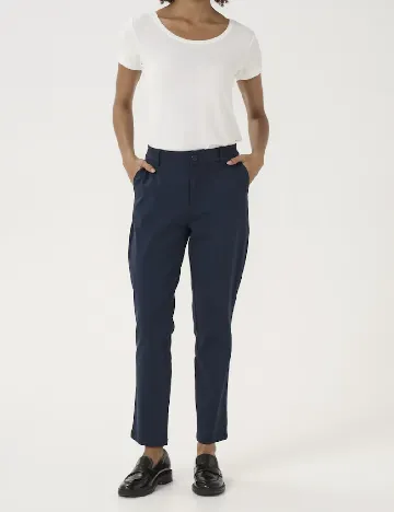 Pantaloni Culture, bleumarin inchis