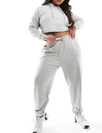 Pantaloni ASOS Curve, gri