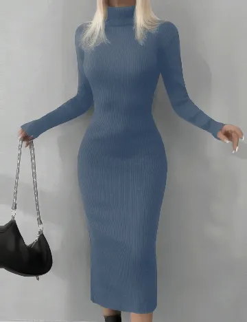 Rochie medie SHEIN, albastru