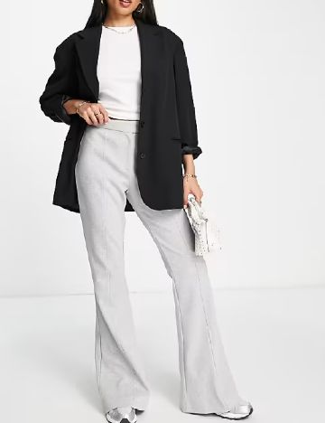 Pantaloni Top Shop, gri