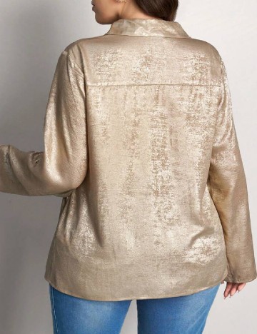 Bluza SHEIN CURVE, auriu