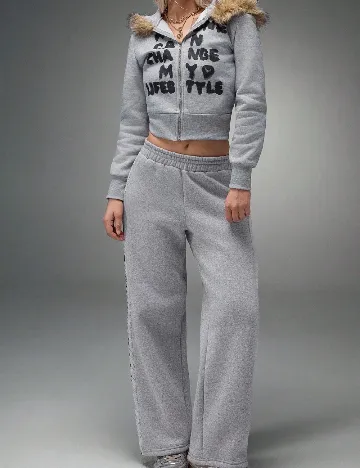 Pantaloni SHEIN, gri